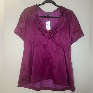 Women's Pink Polka Dot Top